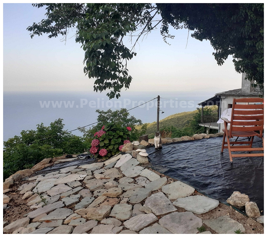 Aegean Views, Stone Potential & One Very Good Plot — Tsagarada - Property Pelion